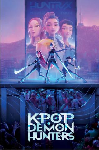 #V1 KPop Demon Hunters Key Art Maxi Poster #V1 KPop Demon Hunters Key Art Maxi Poster