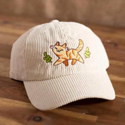 Corduroy Cap - Happy Tabby