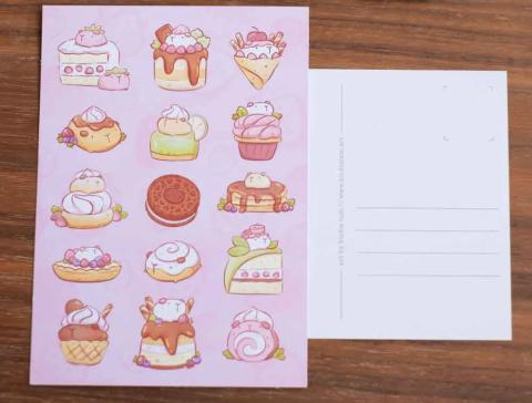 Postcard - Guinea Pig Sweets