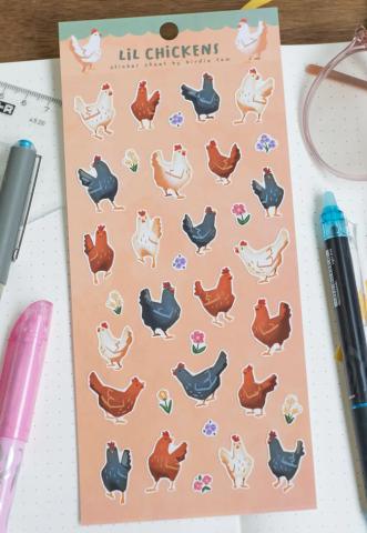 Sticker Sheet - Lil' Chickens Sticker Sheet - Lil' Chickens