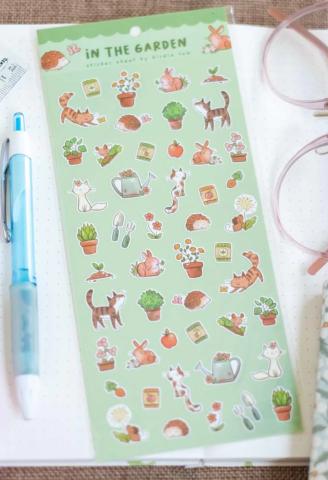 Sticker Sheet - In the Garden