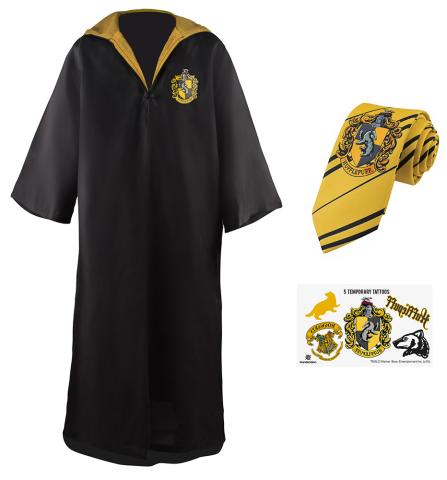 Hufflepuff Entry Robe, Necktie & Tattoos (Small)