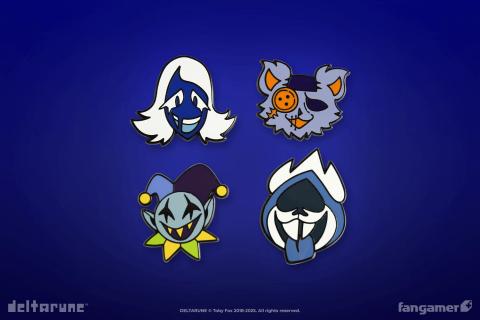 Deltarune Character Pin Set 1