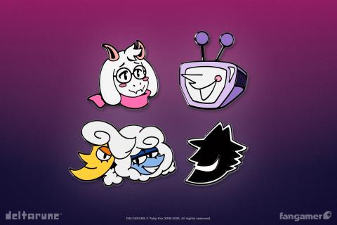 Deltarune Character Pin Set 1