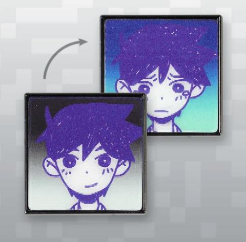 Omori - Sad Hero Lenticular Pin