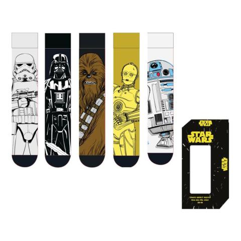 Star Wars Socks 5-Pack - 38-45 Star Wars Socks 5-Pack - 38-45