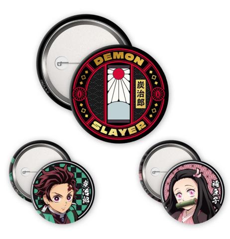 Tanjiro & Nezuko Badge Pack Tanjiro & Nezuko Badge Pack