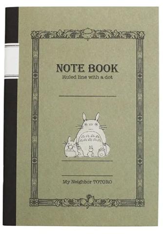 Totoro Retro Notebook B6 - Lines w/ Dots