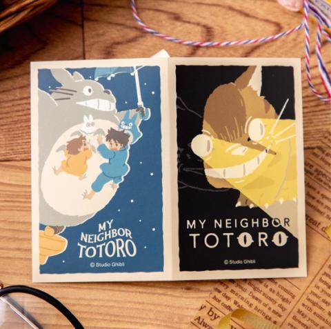 Catbus & Flying Totoro Retro Stickers