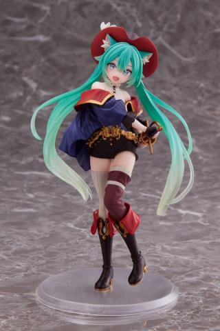 Hatsune Miku Puss in Boots Statue - 18 cm (Wonderland Series) Hatsune Miku Puss in Boots Statue - 18 cm (Wonderland Series)