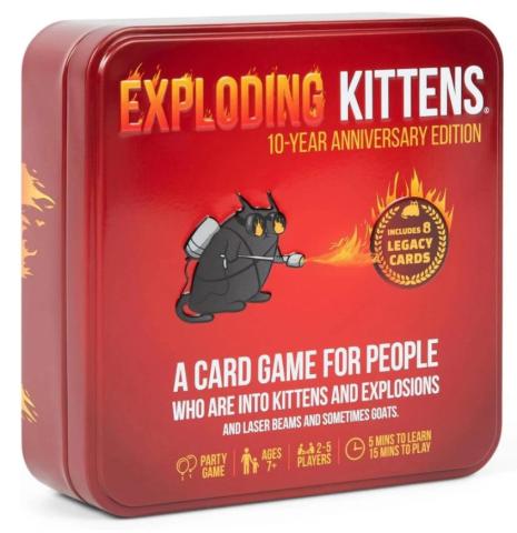 Exploding Kittens: Tin 10th Year Anniversary Edition
