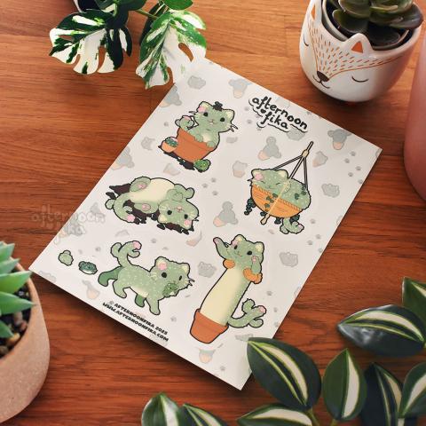 Catcus Sticker Sheet