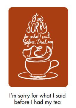 Singel Sticker - Sorry For What I Said Before Tea