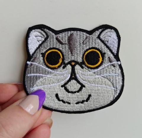 Chonky Cat Face Patch
