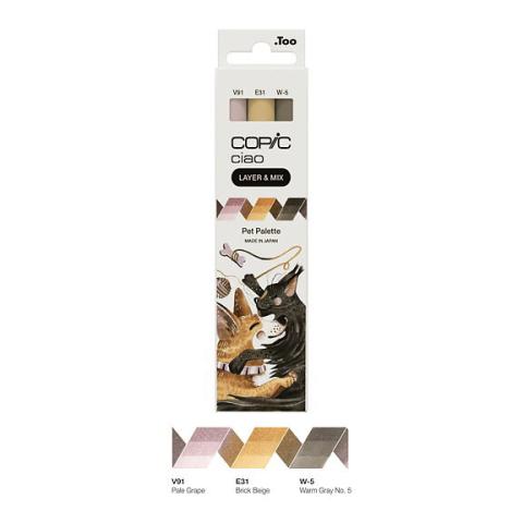 Copic Layer & Mix Pet Palette - Set of 3 (Pennor) Copic Layer & Mix Pet Palette - Set of 3 (Pennor)
