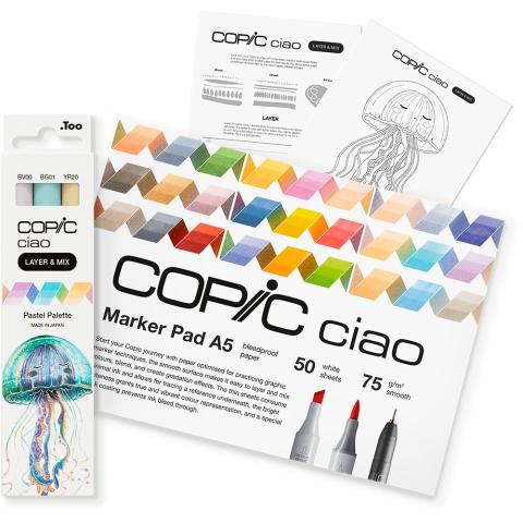 Copic Layer & Mix Pastel 2D Starter Set (Pennor)