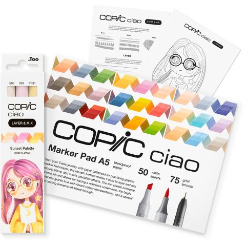 Copic Layer & Mix Manga Sunset Starter Set (Pennor)
