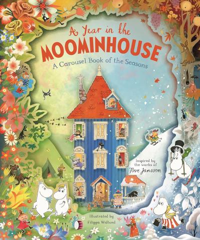 A Year in the Moominhouse A Carousel Book of the Seasons (Board Book)