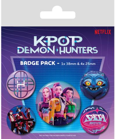 KPop Demon Hunters Badge Pack
