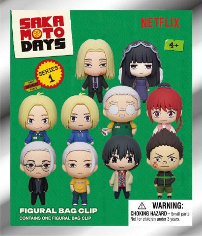 Sakamoto Days 3D PVC Bag Clips Series 1