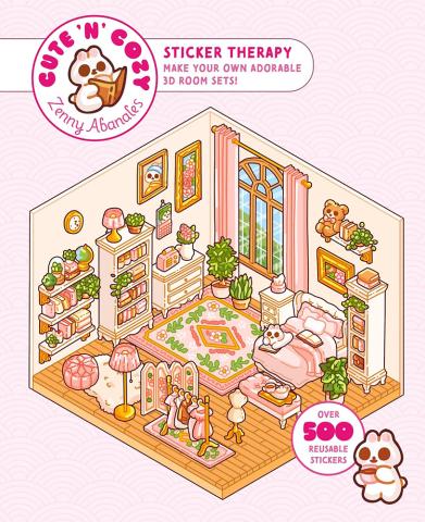 Cozy Sticker Therapy Make Your Own Adorable Room Sets! Over 500 Stickers