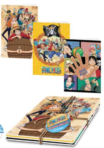 One Piece Exercise Notebook 3-Pack Set