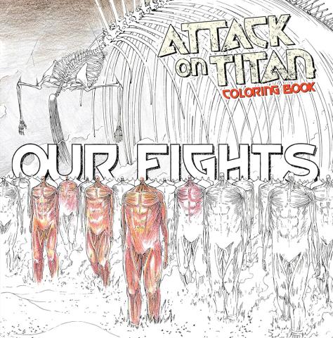 Attack on Titan Adult Coloring Book Our Fights