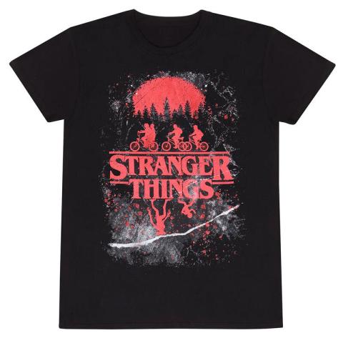 Stranger Things Vintage Poster T-Shirt (Large)