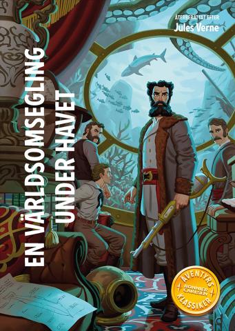 En världsomsegling under havet - äventyrsklassiker (Lättläst)