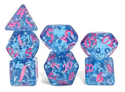 Sweet Bubbles dice set of 7 Dice Sweet Bubbles dice set of 7 Dice