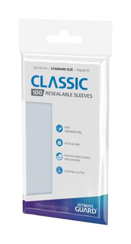 Classic Sleeves Standard Size - Resealable (66*93 mm)