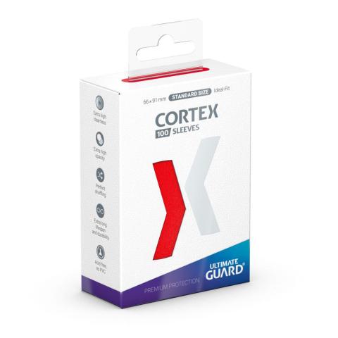 Cortex Sleeves Standard Size - Red Cortex Sleeves Standard Size - Red