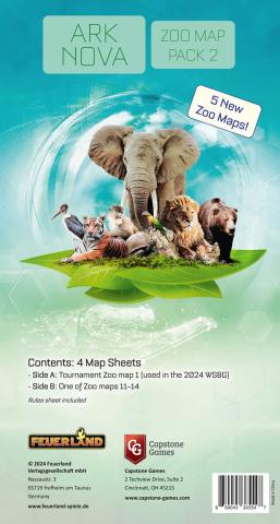 Ark Nova: Map Pack 2 Expansion Ark Nova: Map Pack 2 Expansion
