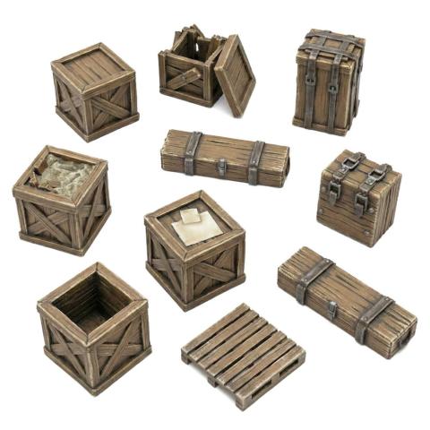 Resin Wooden Crates