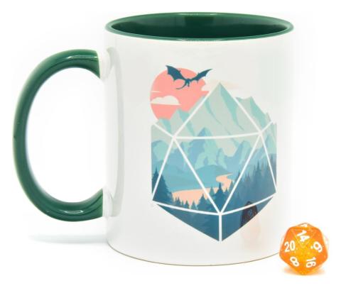 D20 Scene -Mug & Dice D20- Gift Set