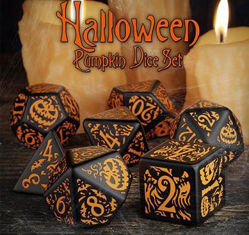 Halloween Pumpkin Dice Set
