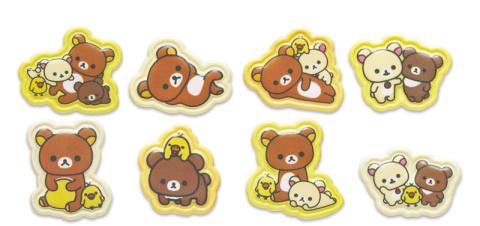 Flake Seal Stickers: Rilakkuma Yellow
