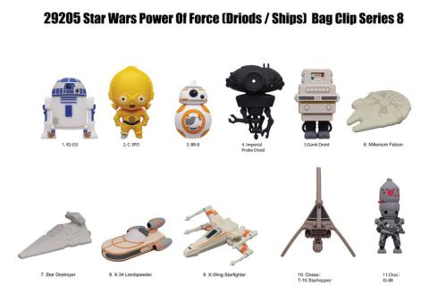 Droids & Ships 3D PVC Bag Clips Series 8 (Blind Pack)