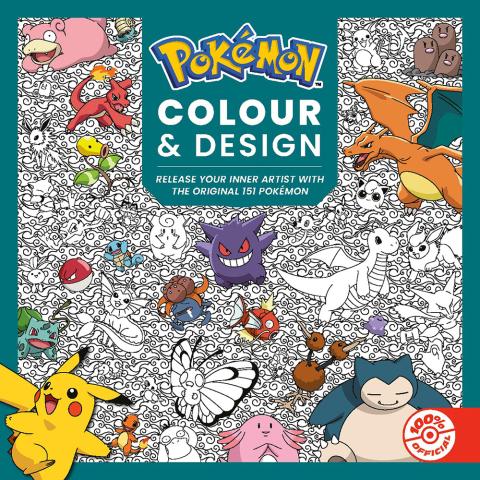 Pokémon Colour and Design: the official Pokémon colouring book