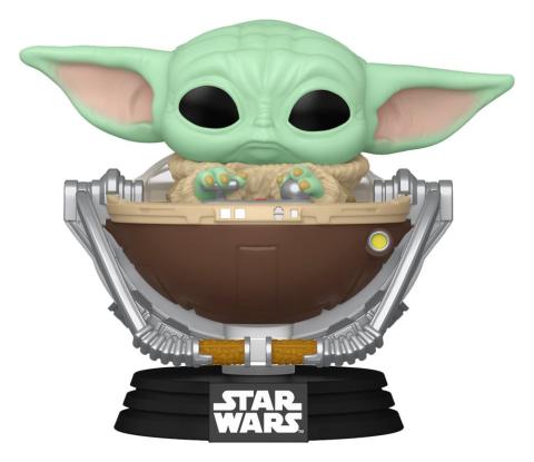 The Mandalorian Grogu in Pram Pop! Bobblehead Figure