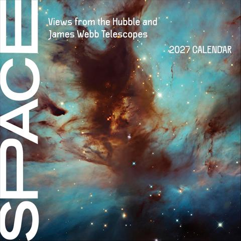Space - Views from the Hubble and James Webb Telescopes 2027 Wall Calendar
