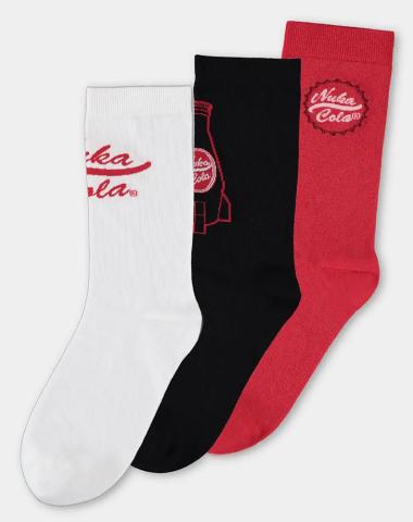 Nuka Cola Crew Socks Size 39/42 (3-Pack)