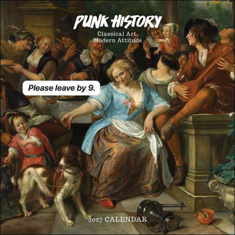 Punk History 2027 Wall Calendar - Classical Art, Modern Attitude Punk History 2027 Wall Calendar - Classical Art, Modern Attitude