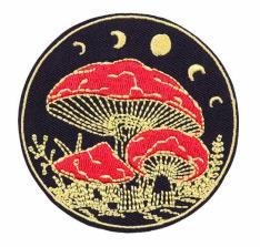 Lunar Cycle Mushroom Patch Lunar Cycle Mushroom Patch