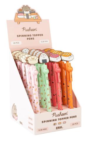 Pusheen Sushi Roll Rotating Topper Pen Pusheen Sushi Roll Rotating Topper Pen