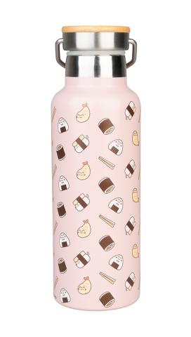 Pusheen Sushi Roll Metal Bottle w/ Handle 500 ml