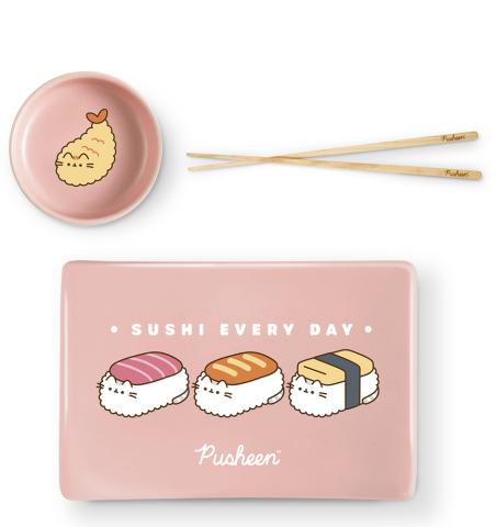 Pusheen Sushi Roll Sushi Set