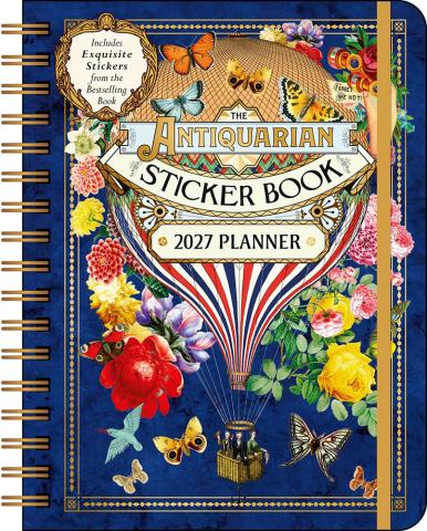 The Antiquarian Sticker Book 2027 Monthly/Weekly Planner Calendar The Antiquarian Sticker Book 2027 Monthly/Weekly Planner Calendar