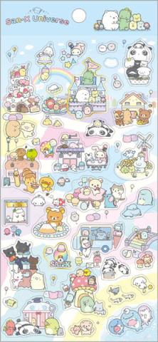 San-X Stickers: Town Blue