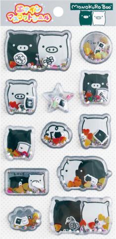 San-X Stickers: Air Mascot Monokuro Boo